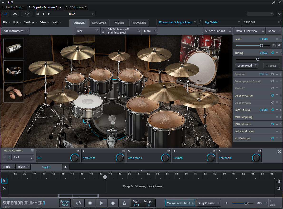 【超级鼓手3 全家桶】Toontrack Superior Drummer  3 v3.4.4